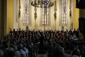 Drei Chöre, ein Blasorchester und jede Menge Publikum